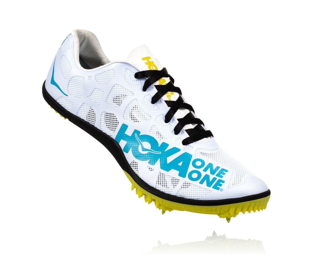 Hoka One One Rocket Md South Africa - Mens Track Spikes - Black / Cyan,WOFVZ-0739